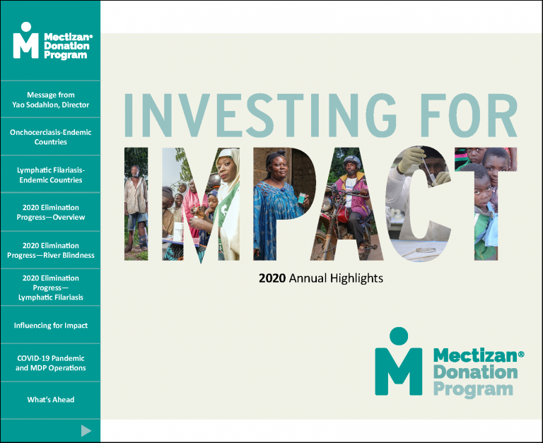Cover of the 2020 MDP Annual Highlights file.