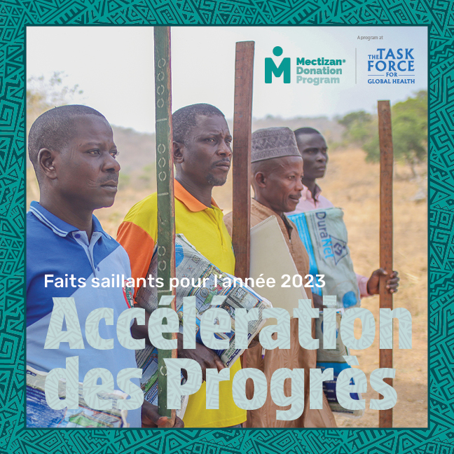 Couverture de la publication des faits saillants annuels du Programme de Donation du Mectizan