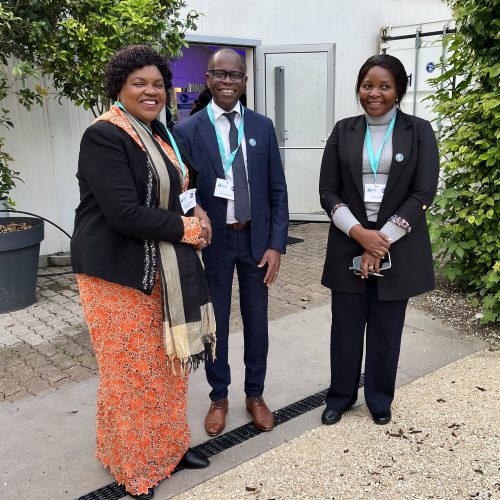 Hon. Jenista Joakim Mhagama, Yao Sodahlon, Clara Jones