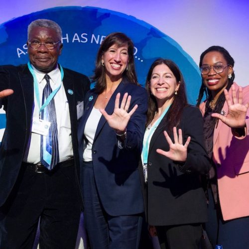 Speakers B.E.B. Nwoke, Paige Alexander, Allison Goldberg, and Arielle Dolegui